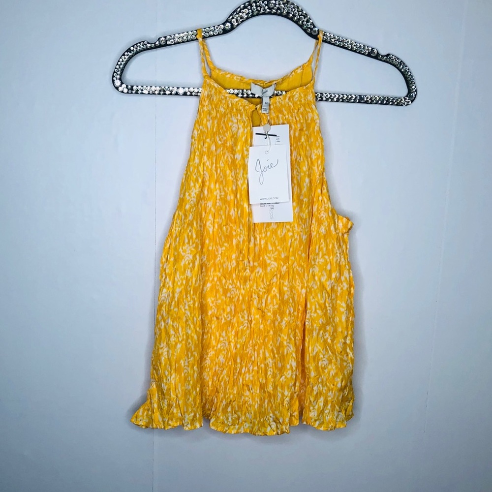 Joie Hirota Silk Crinkle Tank View 2